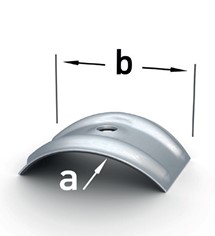 Storm washer for corrugated sheet R48/57