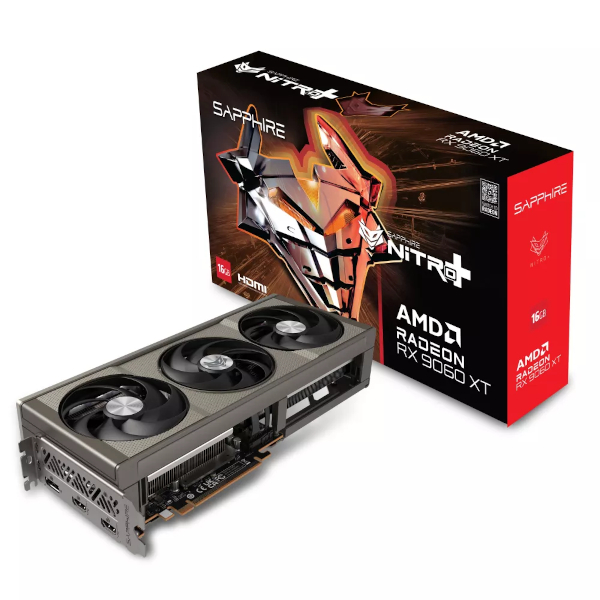 Sapphire Nitro+ RX 9060XT Gaming OC, 16GB GDDR6