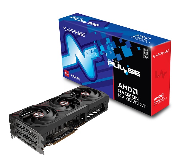 Sapphire Pulse RX 9070XT Gaming, 16GB