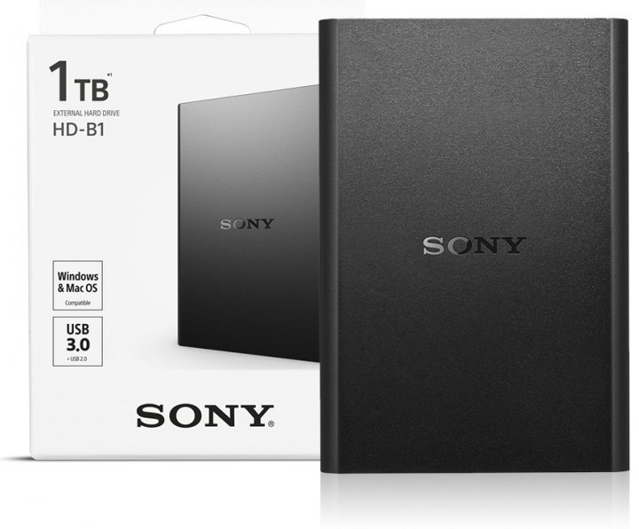 Sony HD-B1BEU 2,5" 1TB vanjski HDD, crna