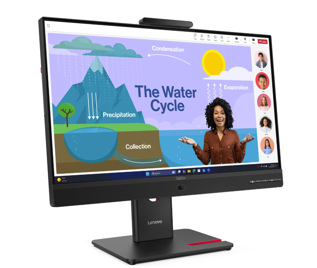 Lenovo T24D-4v FHD IPS, HDMI, DP, USB-C, kamera