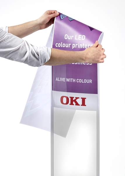 Oki plastični totem samostojeći, 21x90cm