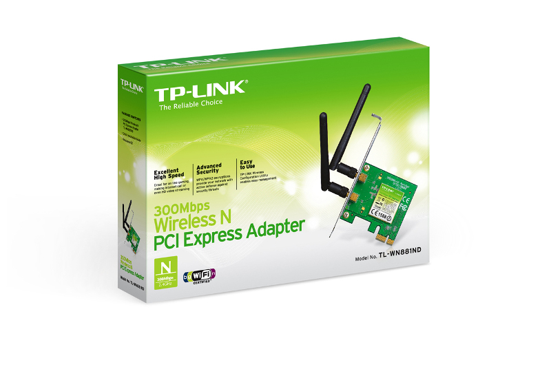 TP-Link TL-WN881ND,WLAN PCIe kartica 300Mbps - Copia Forum