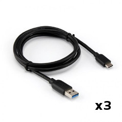 Kabel USB 3.0 - USB tip C x 3