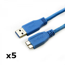 Kabel USB 3.0 A - micro USB 3.0, 1,5m