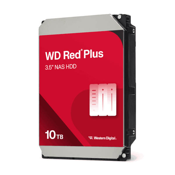 WD Red Plus WD100EFGX, 10TB, 3,5