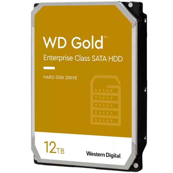 WD Gold WD122KRYZ 12TB, 3,5