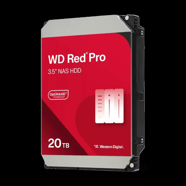 WD Red Pro WD202KFGX, 20TB, 3,5