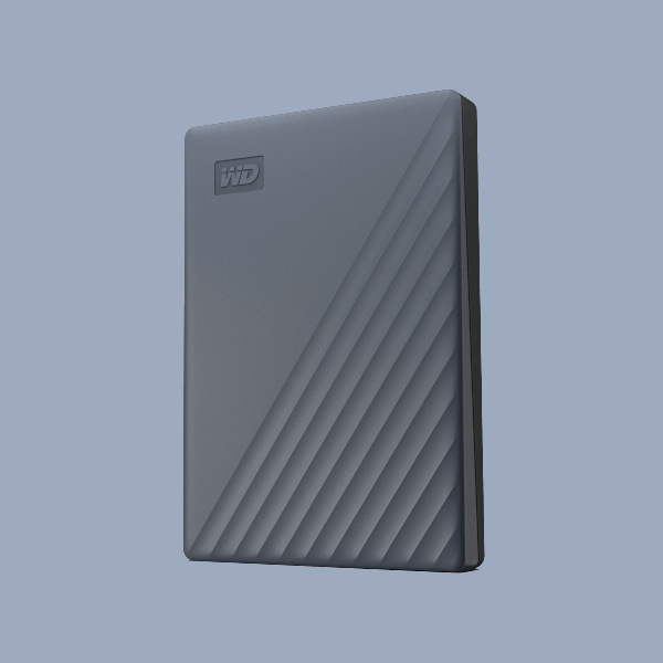 WD Passport 6TB Portable, USB 3.0 sivi